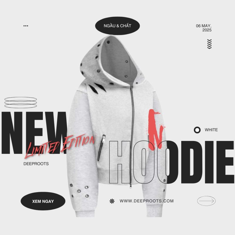mẫu hoodie mới deeproots